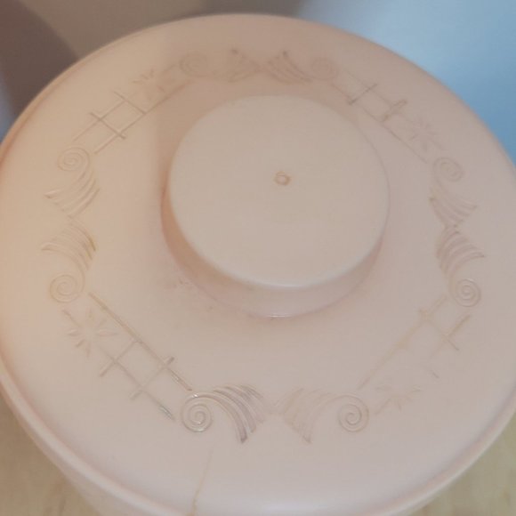 MCM Pink Plastic Canister Set of 3 With Lids Sugar Coffee Tea Nesting Storage - Picture 8 of 13